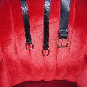 Women's black belts in 3 sizes